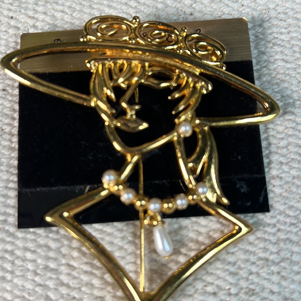 💫Elegant Gold and Pearl Women's Brooch - Picture 2 of 9